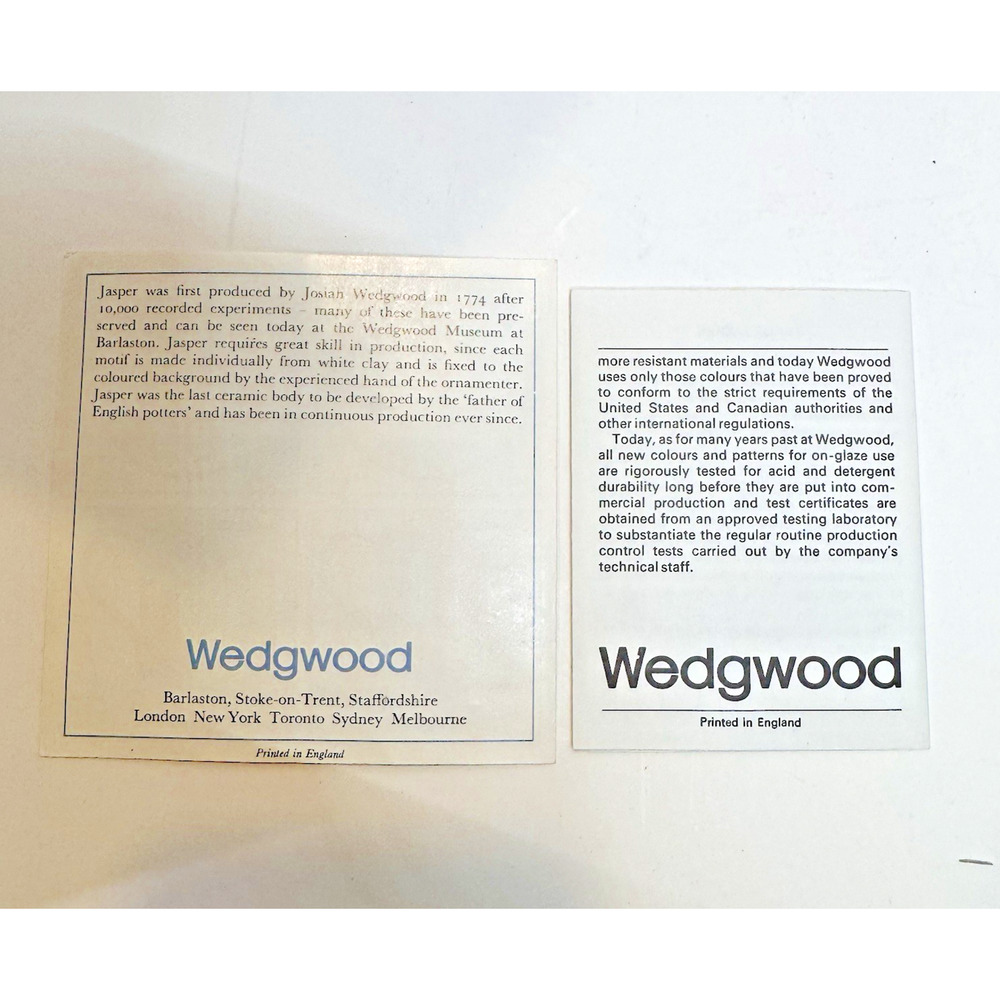 Vintage Wedgwood Jasperware St. Paul's Cathedral Christmas 1972 Mug NIB w Manual - Picture 2 of 15